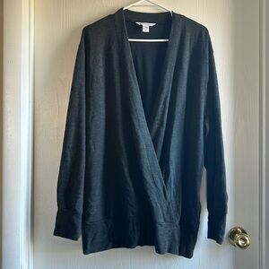 Athleta Purana V-Neck Wrap Sweatshirt